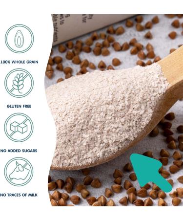 FLEUR ALPINE Organic Buckwheat Baby Cereal - Gluten-Free Yummy Porridge for Smooth Breakfast | Nutritious 4+ Months Baby Meal with No Added Sugars | 7 Servings 175g - Buy Online on GoSupps.com