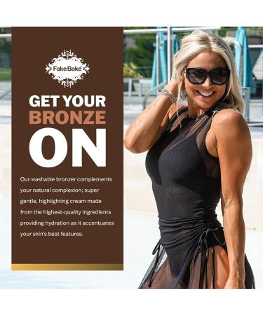 Fake Bake Bronzy Babe Body Glow Tinted Moisturizer - 2oz | Vegan Formula Skincare for Women & Men - Buy Online on GoSupps.com