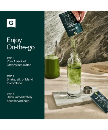 Gainful Daily Performance Greens Powder Gut Health Energy Focus and Immune Support with L Theanine Organic Greens Chlorella Ginger Green + Adaptogen Drink Mix (10 Pack Tropical Pineapple) - Buy Online on GoSupps.com