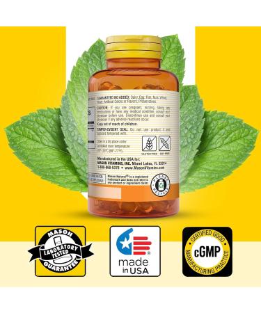 MASON NATURAL Peppermint Oil 50 mg Enteric Coated Supplement 90 Day Supply of Gastrointestinal Support for Normally Functioning Bowel Softgel Pills - Buy Online on GoSupps.com