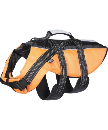 Rukka Pets Safety Life Vest for Dogs Orange Large | Premium Dog Life Jacket for Water Safety - Buy Online on GoSupps.com