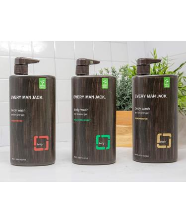 Every Man Jack Eucalyptus Mint Body Wash - 33.8oz - Buy Online on GoSupps.com