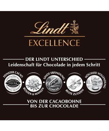 Lindt Excellence Caramel & Meersalz Chocolate 100g - Dark Chocolate with Caramel & Sea Salt - Premium Cocoa Taste - International Shipping Available - Buy Online on GoSupps.com