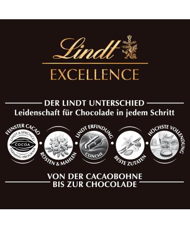 Lindt Excellence 100% Cocoa - Noble Bitter Chocolate 50g | Vegan Dark Chocolate | Extra Strong & Intensive Cocoa Taste | Perfect Chocolate Gift - Buy Online on GoSupps.com