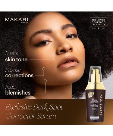 Makari Exclusive Dark Spot Corrector Serum 1.7oz | Brightening & Toning Body Serum for Dark Spots Scars & Hyperpigmentation - Advanced Intense Treatment with Organiclarine - Buy Online on GoSupps.com