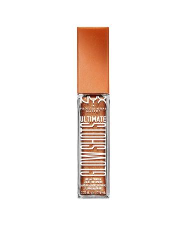 NYX Ultimate Glow Shots Liquid Eyeshadow - Wow Cacao | Long-Lasting Shimmer Eye Shadow with Vitamin C - Buy Online on GoSupps.com