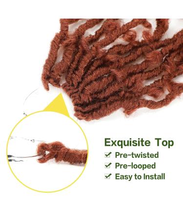 24 inch Butterfly Locs Crochet Hair 6 Pack - Long Faux Locs Crochet Braids for Black Women - Pre-looped Synthetic Hair Extensions - Buy Online on GoSupps.com