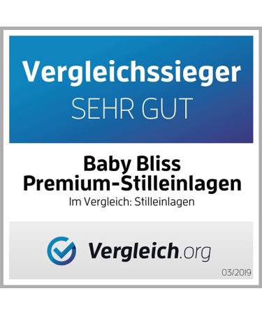 Baby Bliss Bamboo Still Inserts - Washable 14-Pack Contoured & Ultra-Suction Leak-Proof Extra Soft Durable (White/Beige 12cm) - Buy Online on GoSupps.com
