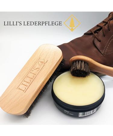 Lillis Polishing Brush & Pot Brush Set - Ultimate Leather & Wood Care Solution | International Shipping Available - Buy Online on GoSupps.com