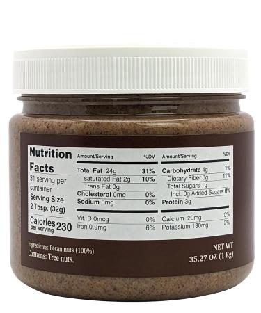 Natural World Creamy Pecan Butter 1kg - Buy Premium Nut Butter Online | International Shipping - Buy Online on GoSupps.com