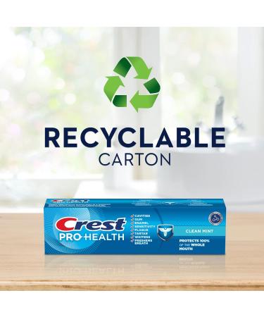 Crest Pro-Health Clean Mint Toothpaste Triple Pack, 4.3oz - New Formula - Buy Online on GoSupps.com