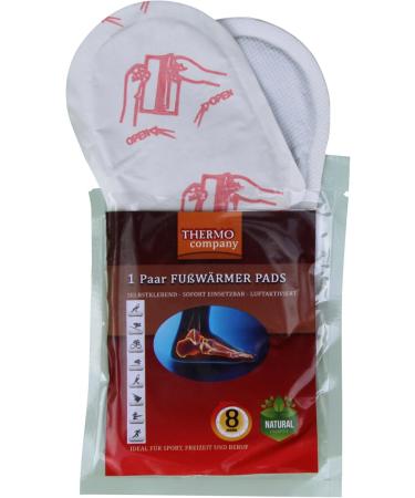 Thermo Company 50 Pair Foot Warmers | Long-Lasting Toe Warmers | Self-Adhesive Heat Pads for Sports & Leisure | 8-Hour Comfort | International Shipping - Buy Online on GoSupps.com