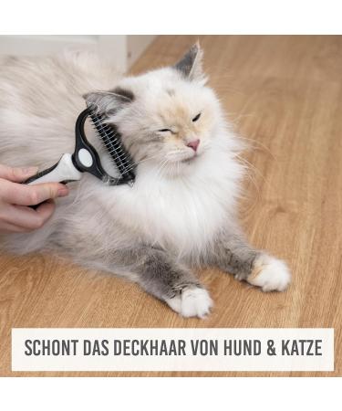 KaraLuna Undercoat Brush for Dogs & Cats | Gently Removes Matted Fur | White - Shop Now! - Buy Online on GoSupps.com