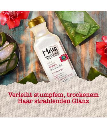 Maui Moisture Shine Enhance Awapuhi Conditioner - Vegan Hair Care with Coconut Oil & Tiarebl te | Moisturizing for All Hair Types (385 ml) - Buy Online on GoSupps.com