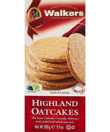 Walkers Shortbread Highland Oat Crackers 9.9 Ounce Traditional Oatcake Crackers - Buy Online on GoSupps.com