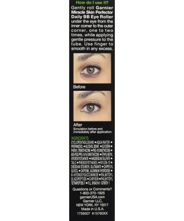 Garnier Skin BB Eye Miracle Skin Perfector Eye Roller Fair/Light 0.27oz - Buy Online on GoSupps.com