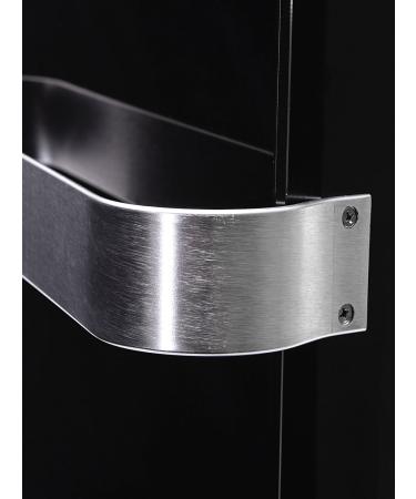 PURLINE ZAFIR V600T B - Electric Towel Rail Radiator | Black Tempered Glass WiFi Control & Weekly Programmable | Shop Internationally - Buy Online on GoSupps.com