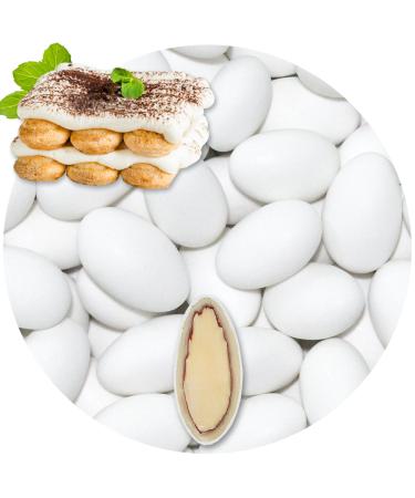 One on its 0.5kg chocolate tandel tiramisu white matt wedding almonds wedding baptismal tanks guest gifts sugar almonds confetti bathroom seceri guest gift sugar cany bar sweets tiramisu 500 g (1 Pack)