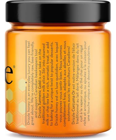 Drizzle Turmeric Gold Raw Honey - Superfood Anti-Inflammatory Blend - Rich in Nutrients and Beneficial Enzymes - Notes of Turmeric & Cardamom - 100% Raw Pure Honey - Gluten-Free Paleo-friendly (350g) 2-Pack Turmeric Gold 350 g (Pack of 2) - Buy Online on GoSupps.com
