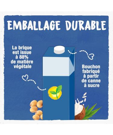 BJORG - Yes Vegetal Drink - Rice Coconut Soy - Organic Vegetable Drink - No Added Sugars - Low In Fat - Drink Or Cook -1L - Buy Online on GoSupps.com