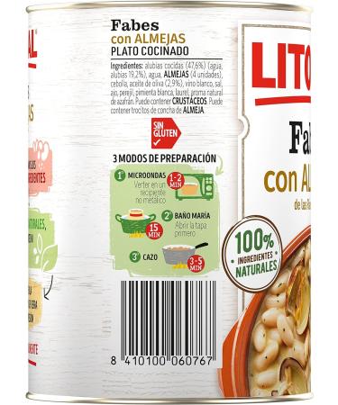 Litoral Beans and Clam Stew - 440g | Delicious Seafood Delight - Buy Online on GoSupps.com