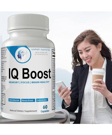 nutra4health IQ Boost Smart Pill Optimal Cognitive Support Brain Omega Original Nootropic Pills Capsules - Buy Online on GoSupps.com