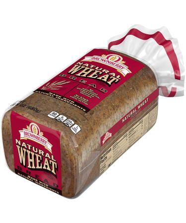 Brownberry Natural Wheat Bread 24 oz - Whole Grain Loaf for Healthy Living - Buy Online on GoSupps.com