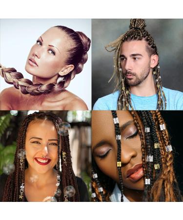 LABOTA 201 Dreadlock Jewelry Beads - Gold Metal Hair Accessories for Women Braids - Rings, Cuffs, Clips for locs - Buy Online on GoSupps.com