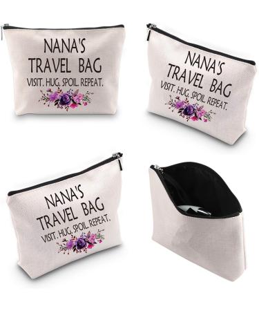 Nana Gift for Grandma | Birthday & Mother's Day Cosmetic Bag | Travel Toiletry Organizer - Buy Online on GoSupps.com