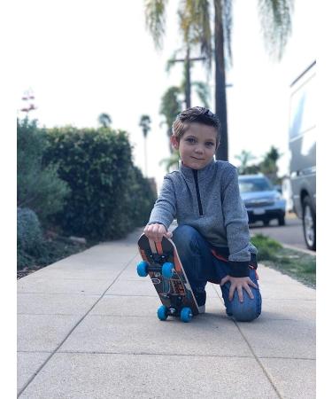 Rude Boyz Kids Beginner Skateboard - Mini Wooden Cruiser Board for Boys & Girls 3-5 Years - Lightweight, Safe & Durable Design with Cool Graphics - Learn Skateboarding in Style! - Buy Online on GoSupps.com