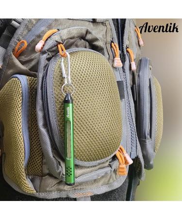 Aventik Fly Fishing Water Streamer Thermometer | 20-120 F/Celsius | Anglers Vest Pack Tool | Green - Buy Online on GoSupps.com