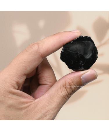 Buy Black Obsidian Raw Crystals | Healing Stones for Tumbling & DIY - Natural Energy Rocks (1 Piece - Buy Online on GoSupps.com