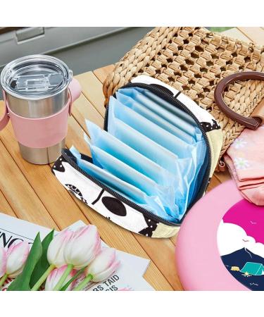 Storage Bags for Women's Essentials | Flower Patterns & Hedgehogs | Portable Menstrual Cup & Bandage Bags - Buy Online on GoSupps.com