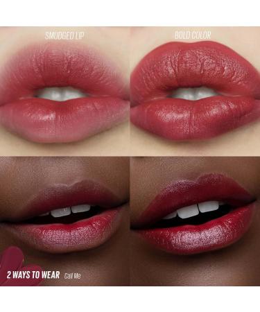 Kaja Lip Mousse - Love Swipe 01 Call Me | with Raspberry Seed Oil and Vitamin E Buildable Blendable Moisturizing Velvet Finish Weightless Texture Deep Shades Vivid Color Long Lasting 0.22 Oz - Buy Online on GoSupps.com