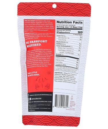 Nora Seaweed Snacks - Spicy Tempura Flavor | 1.6 OZ Healthy Snack - Buy Online on GoSupps.com