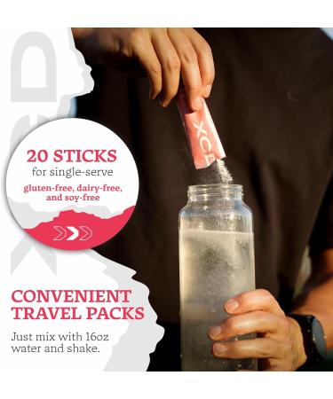 Electrolyte Powder Packets (20-Count) - Strawberry Electrolyte Drink Mix - Non-GMO Gluten-Free Vegan Electrolytes Powder Packets for Athletes Strawberry 9.6 Ounce (Pack of 1) - Buy Online on GoSupps.com