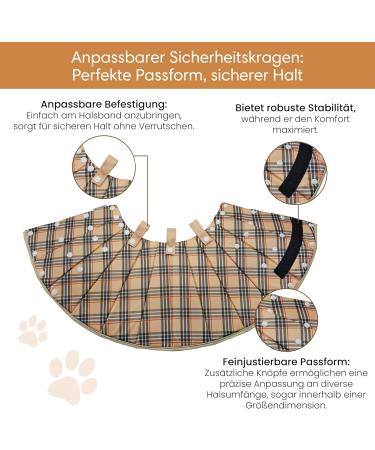 Nobleguard Halskrause Dog - Adjustable XL Protective Collar for Lick Protection | Robust Breathable & Easy to Clean - Supports Recovery for All Breeds - Buy Online on GoSupps.com