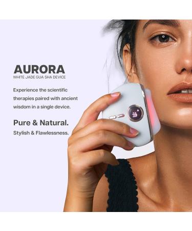Vraiko Aurora Gua Sha Facial Tools | Electric Anti-Aging Massager with Heat & Vibration for Facelift Wrinkle & Swelling Reduction - Buy Online on GoSupps.com