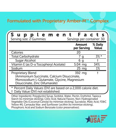 Amberen Menopause Supplements - Multi-Symptom Relief for Women | Hormone Balance Hot Flashes & Night Sweats | Sugar Free Orange Flavor | 60 Gummies - Buy Online on GoSupps.com