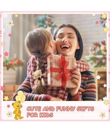 Cute Bear & Bunny Plush Hair Scrunchies Set - 6 Pieces | Animal Hair Ties for Women & Girls - Buy Online on GoSupps.com