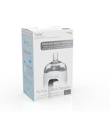 Kiinde Twist Active Latch Fast Flow Nipples for Breast Milk - 2 Pack - Buy Online on GoSupps.com