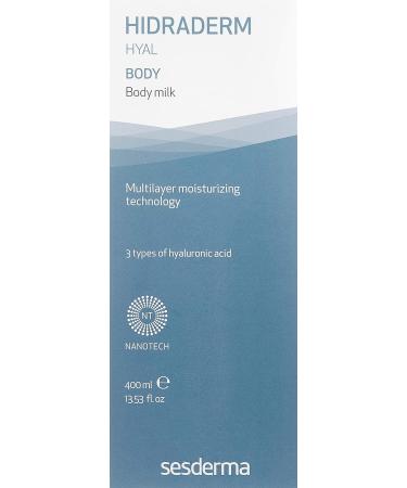 Sesderma Hidraderm Hyal Body Milk for Sensitive & Dry Skin | Hydrating with Hyaluronic Acid Jojoba & Sweet Almond Oil - Buy Online on GoSupps.com