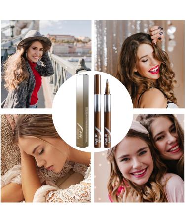  Acunny Eyebrow Tint Pencil Waterproof Eyebrow Pen Long Lasting Eyebrow Pen Waterproof Liquid Eyebrow Pencil - Precise Color Natural Eyebrow Pen and Stain Resistant for - Buy Online on GoSupps.com