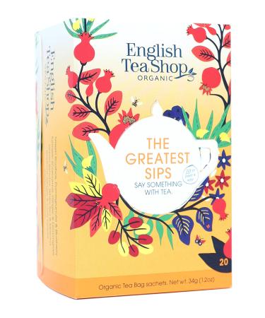 English Tea Shop Organic The Greatest Sips - 20 Tea Bag Sachets
