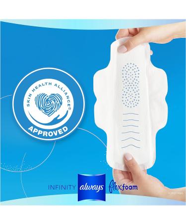 Always Infinity Pads Size 1 Regular 18 Count - Pack of 4 (72 Count Total) - Buy Online on GoSupps.com