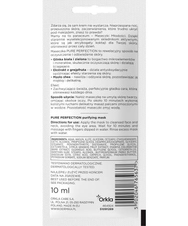 DERMIKA BEAUTY MASKS Pure perfection - cleansing 10ml - Buy Online on GoSupps.com