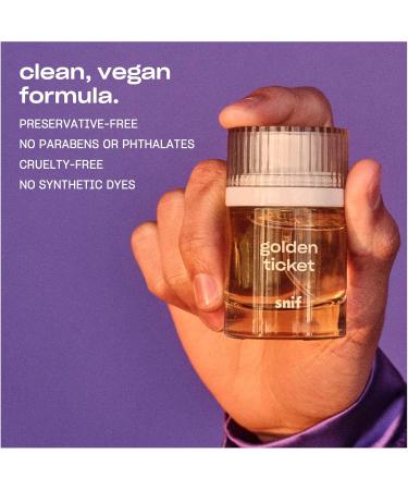 Snif Golden Ticket Perfume Cologne for Men and Women Tea Scent Long Lasting Fine Fragrance Clean Non-Toxic Vegan Cruelty Free Travel Friendly 30ml - Buy Online on GoSupps.com
