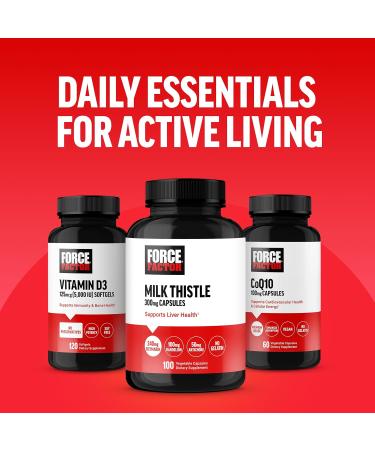 Buy FORCE FACTOR Indole 3 Carbinol 200mg - Detox & Antioxidant Supplement for Men & Women Vegan 60 Capsules - Buy Online on GoSupps.com