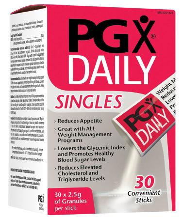 Natural Factors PGX Daily Singles Unflavored Granules 30 Sticks (2.5 g) Each
