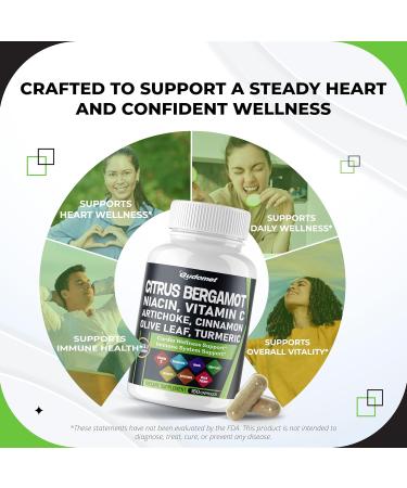 Citrus Bergamot Berberine Odorless Garlic Olive Leaf Cinnamon Black Chokeberry Turmeric Artichoke Black Pepper -150 Capsules 150 count (pack of 1) - Buy Online on GoSupps.com